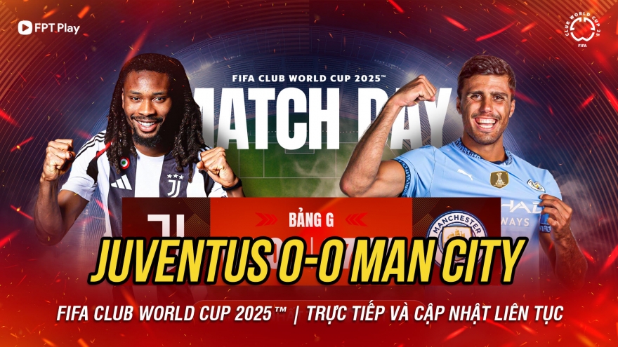 TRỰC TIẾP Juventus 0-0 Man City: Đại chiến định đoạt ngôi đầu
